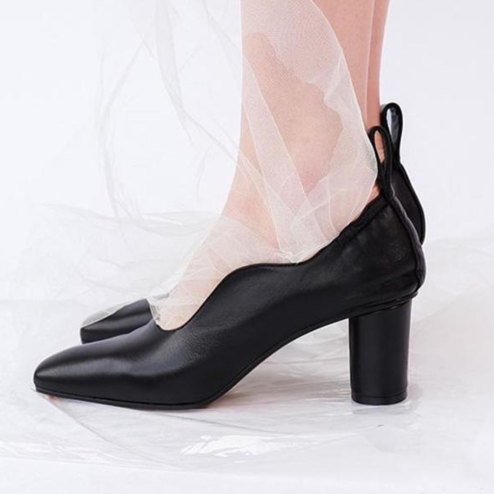 Gray Matters x Yune Ho leather pumps